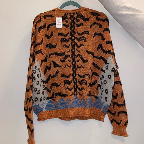 Kapital 7G LINEN NEPAL TIGER CREW SWEATER - Picture 2 of 4